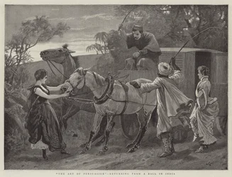 Die Kunst der Überredung, Rückkehr von einem Ball in Indien